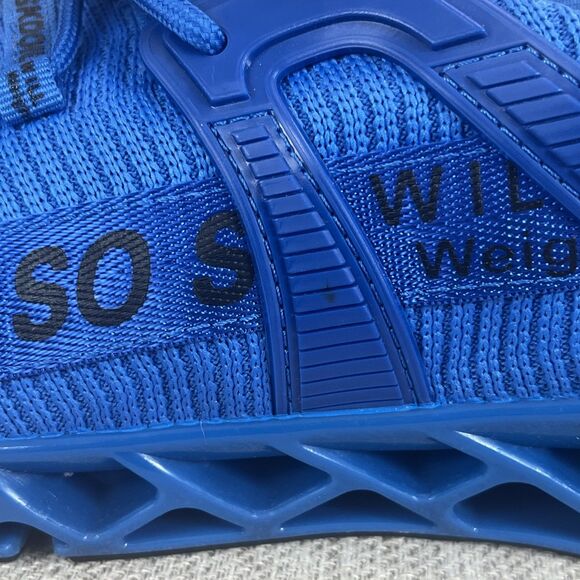 JUST SO SO Men\'s Athletic Sports Running royal Blue casual Sneaker EU 43 Size 10
